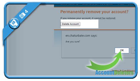 chaturbate delete account|How to Delete my Chaturbate Account